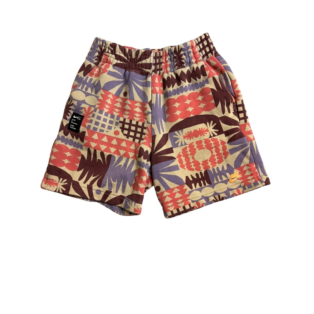 Nike Cody Hudson A.I.R.‎ Sweat Shorts Kids Sz L Multicolor Abstract Fleece Art